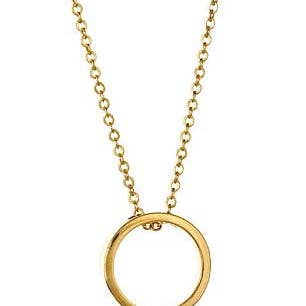 Looking Glass Necklace in Yellow Gold for wholesale by Vanessa Gade : Metal + Design