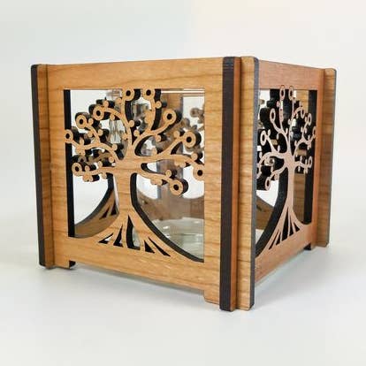 GioGio Design - Wholesale Candle Holder - Hurricane Votive - Tree of Life0