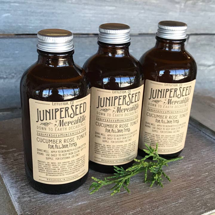 Cucumber Rose Facial Toner for wholesale by Juniperseed Mercantile