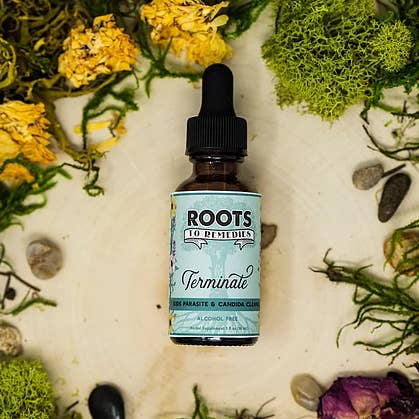 Roots To Remedies - Wholesale Oral Supplement/Vitamin - 1 oz Kids Parasite and Candida Cleanse Herbal Extract
