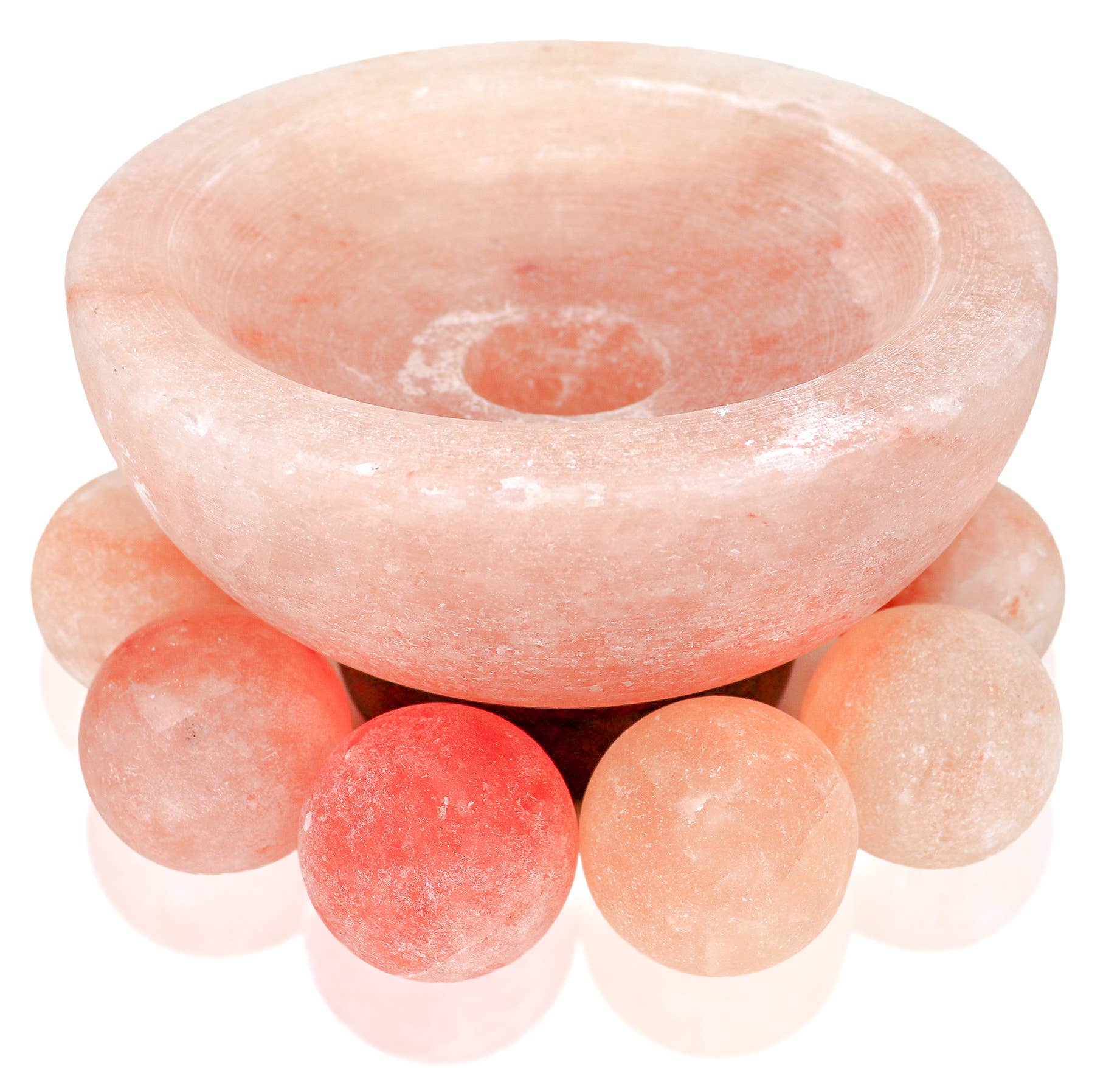 Himalayan Secrets - Vente Accessoire de méditation - Bol Abundance de 7 po avec balles de massage, sans cage métallique2