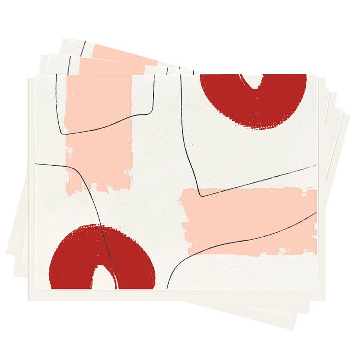 Måla I - Boktryck Box Set med 6 Brevpapper för wholesale av Dahlia Press