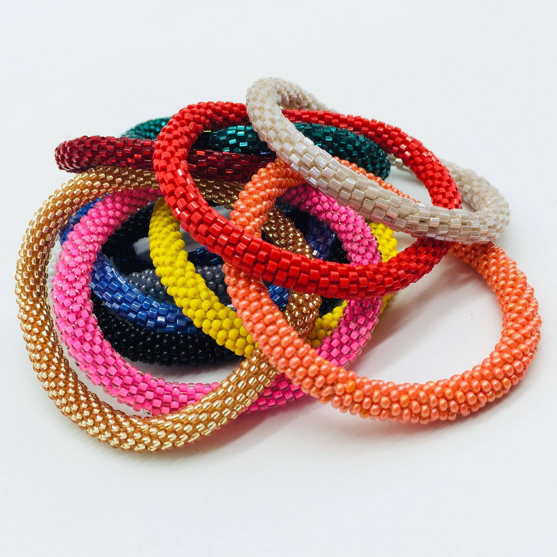 Liftedhope Bracelets - Wholesale Beaded Bracelet - Bakers Dozen of Solid Colors Bracelets.1