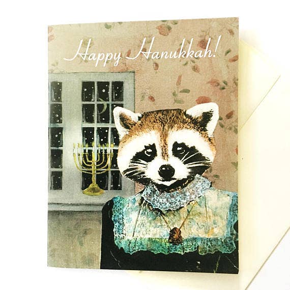 Pergamo Paper Goods - Wholesale Hanukkah Card - Animal Hanukkah Greeting Cards2