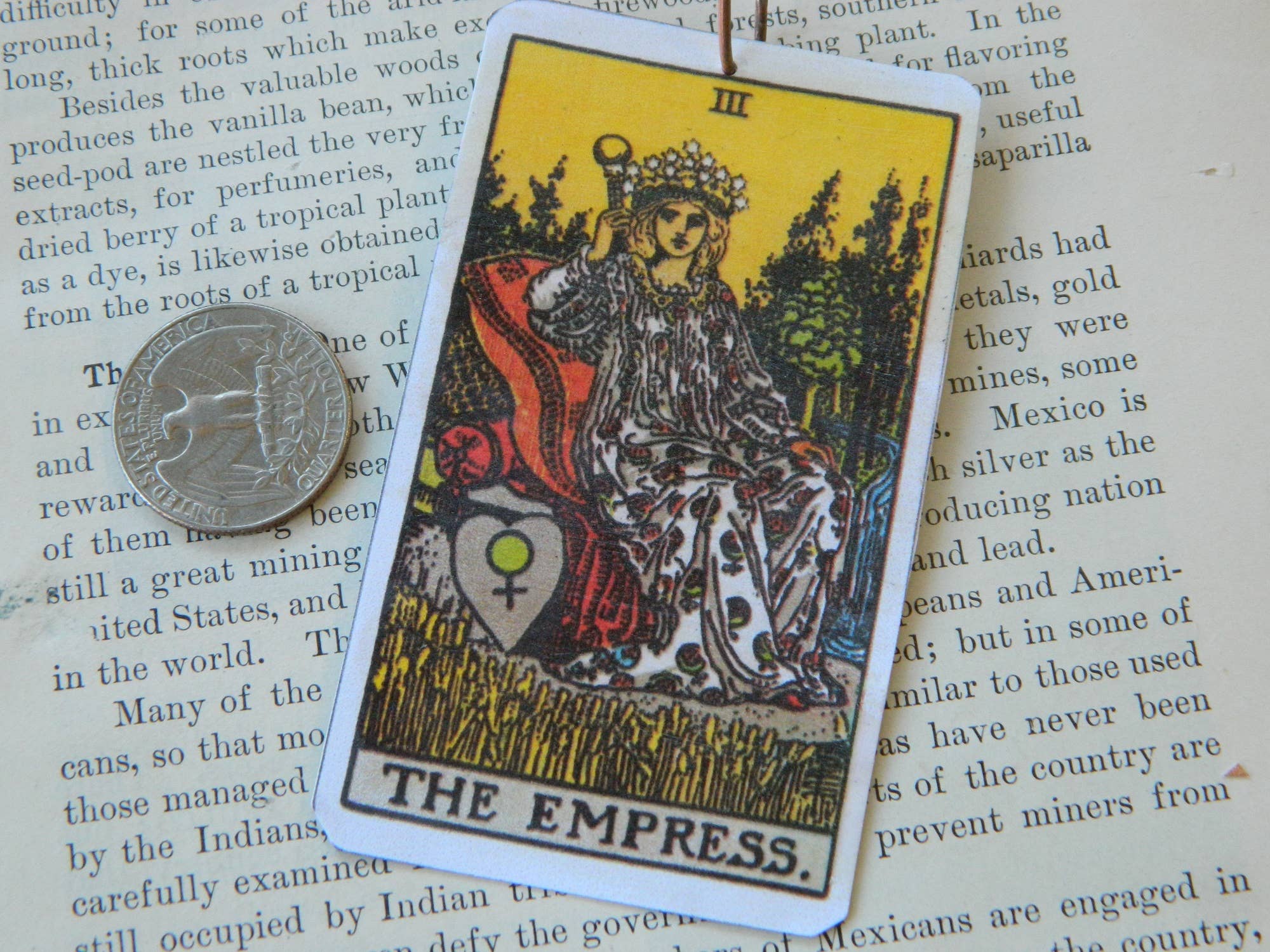 Sarah Wood Studio - Wholesale Ornament - Ornament Tarot The Empress1
