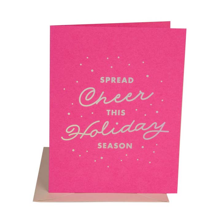 Spread Cheer Holiday Card for wholesale by The Social Type