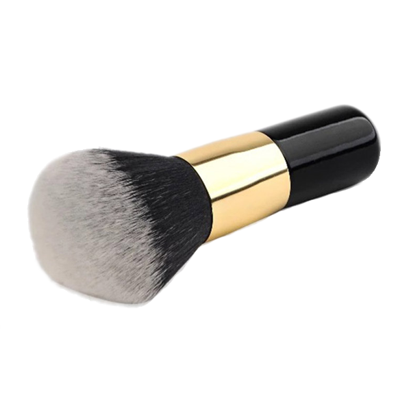 AN Commerce - Wholesale Cheek/Face Makeup Brush - Gold Kabuki Brush0