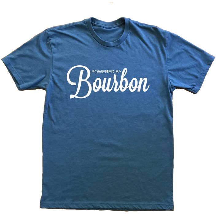 XL - Powered By Bourbon T-Shirt for wholesale by Ingrained Apparel