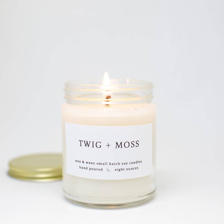 Wax and Wane Candles - Wholesale Jar/filled candle - Twig + Moss Modern Soy Candle3