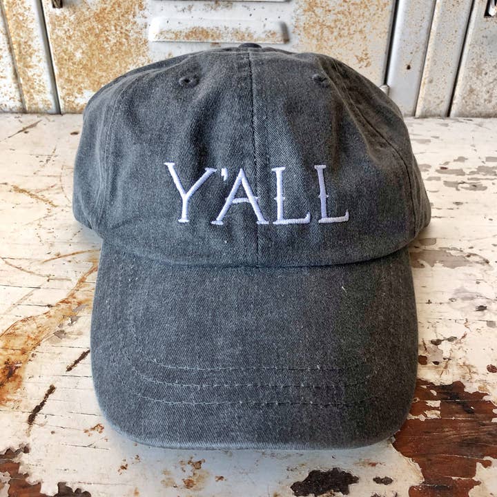 Y’all Embroidered Baseball Cap for wholesale by Collected ATX