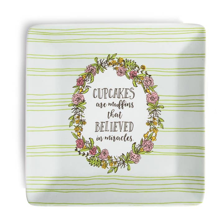 Cupcakes Are Muffins Trinket Tray for wholesale by Love & Fig