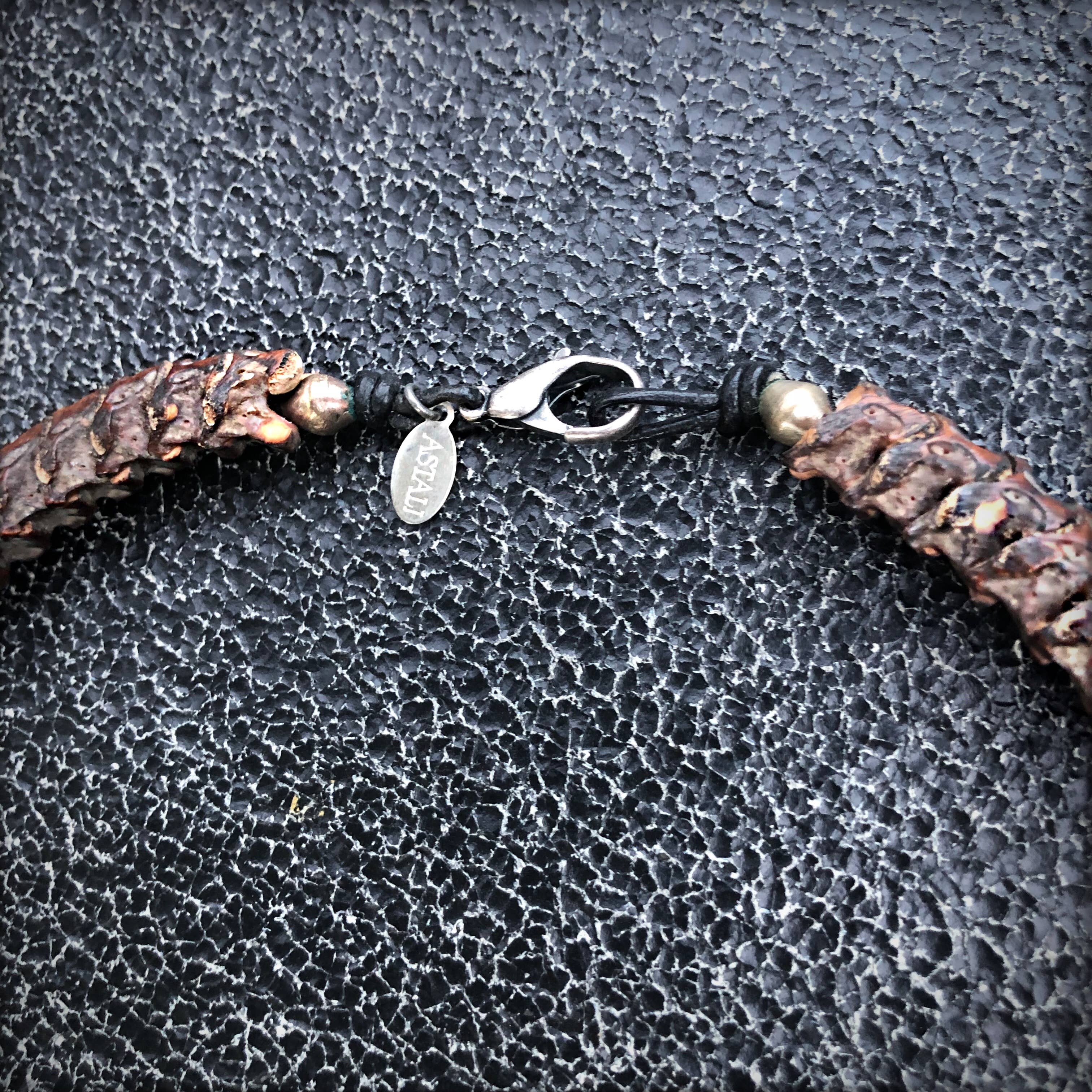 ASTALI - Wholesale Choker/Collar - Snake Vertebrae Choker, Real Vintage African Snake Bones4