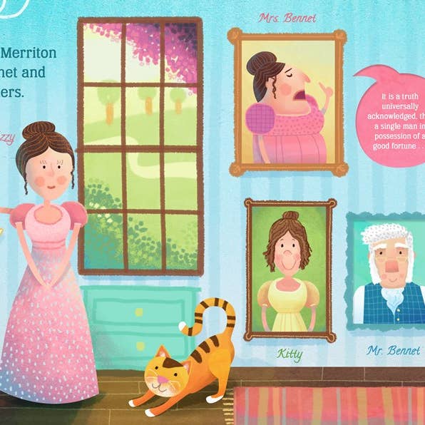 Familius, LLC - Wholesale Preschool Book (3-5) - Lit for Little Hands: Pride and Prejudice3