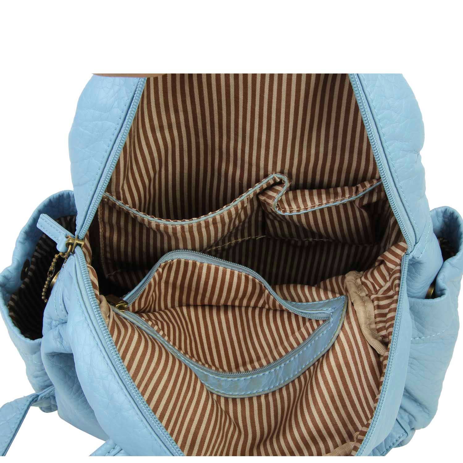 AMPERE CREATIONS - Wholesale Backpack - Women's - The Soft Vegan Leather Medium Sized Marie Backpack Bag19