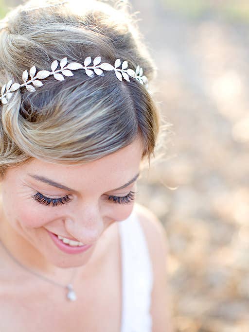 Rose Gold oder Silber Athena Leaf Crown für den Großhandel von Acute Designs