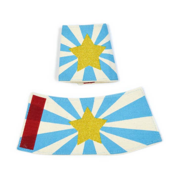 Blue Hero Cuff Pair for wholesale by Lovelane Designs