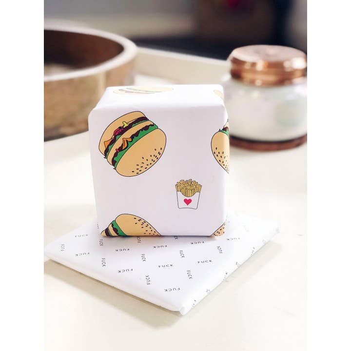 Steel Petal Press - Wholesale Flat Wrap - Fuck Gift Wrapping Paper - Single Sheet4