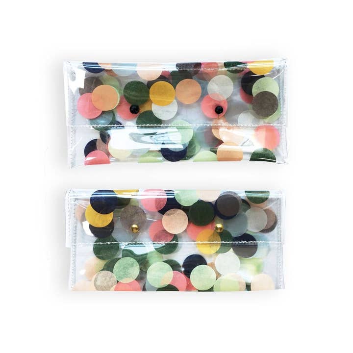 Confetti Pencil Case No. 2 for wholesale by The Paper Curator
