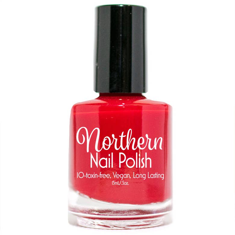 Northern Nail Polish - Wholesale Nail Polish - Cherry Festival ~ Nail Polish Red Eco Friendly Vegan Tox-Free1