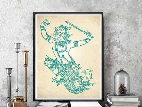 The National Anthem - Wholesale Art Print - 8” x 10” Hanuman Art Print1