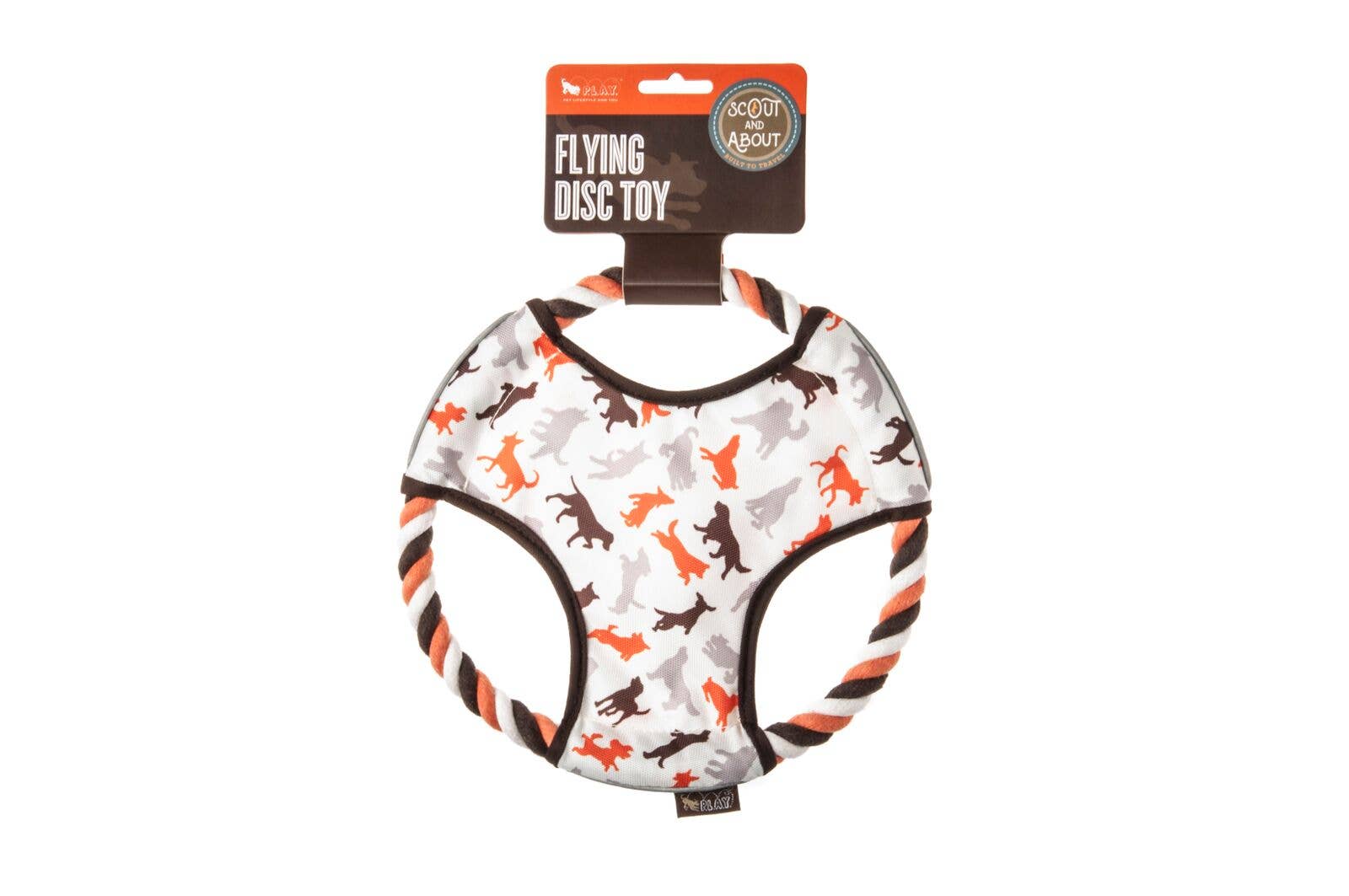 P.L.A.Y. Pet Lifestyle and You - Wholesale Pet Fetch Ball - Dog - Scout & About Flying Disc - Vanilla3