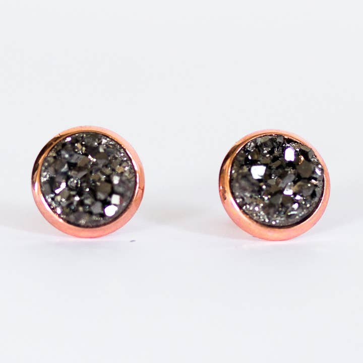 badala - Wholesale Stud/Post Earrings - Kalenjin Druzy Earrings0