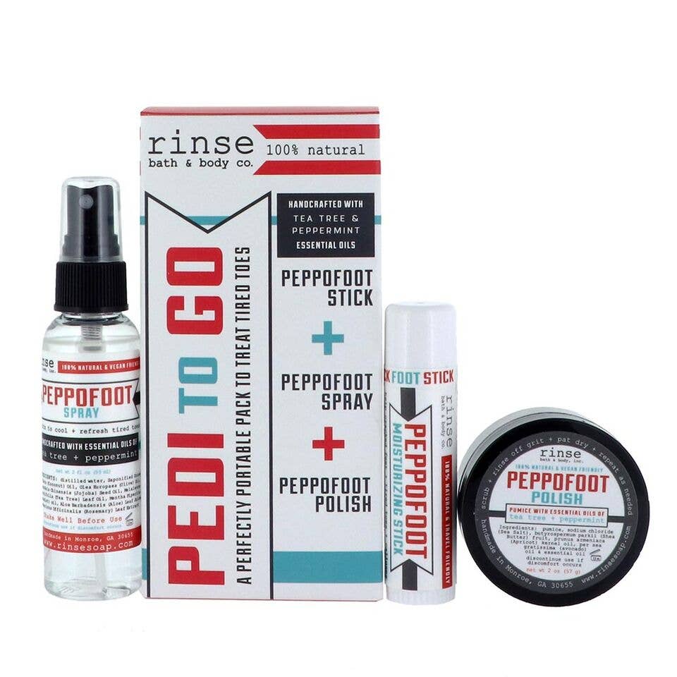 Rinse Bath Body Inc - Wholesale Nailcare Set - Pedi-to-Go Set  | Gift Set | Pedicure at Home2