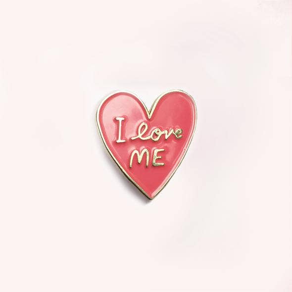 Aviate Press - Wholesale Lapel Pin/Button - I Love Me Heart Enamel Pin3
