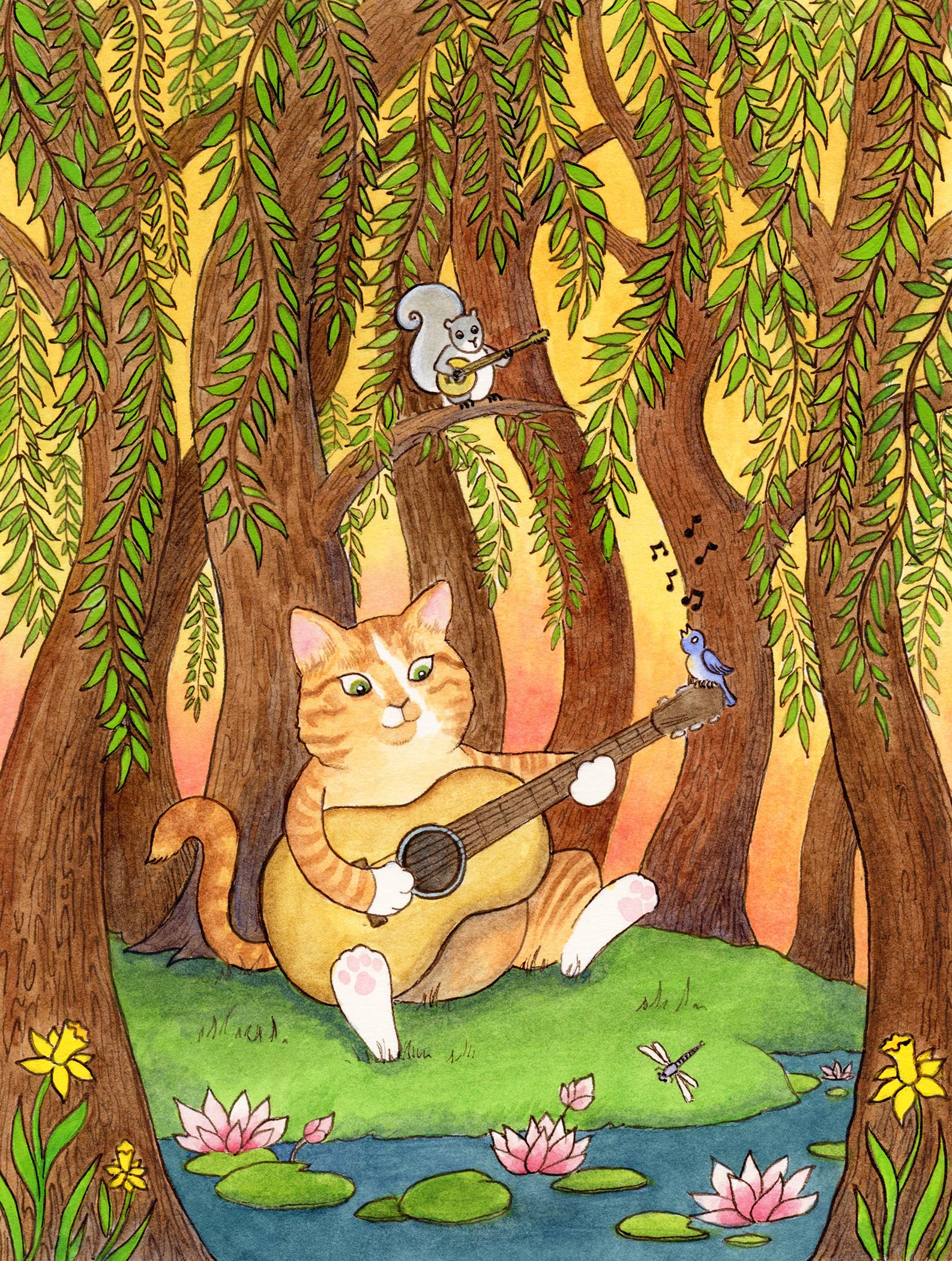 SepiaLepus Illustration - Wholesale Art Print - 11" x 14" Pumpkin Art Print0