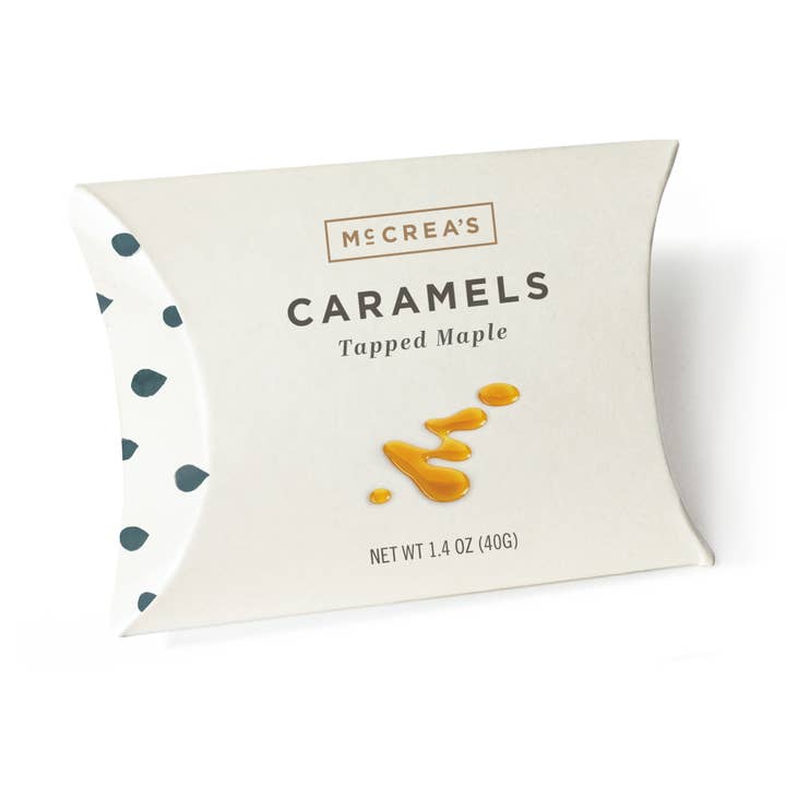 McCrea's Candies - Wholesale Caramel - Caramels Pillow Box - Tapped Maple