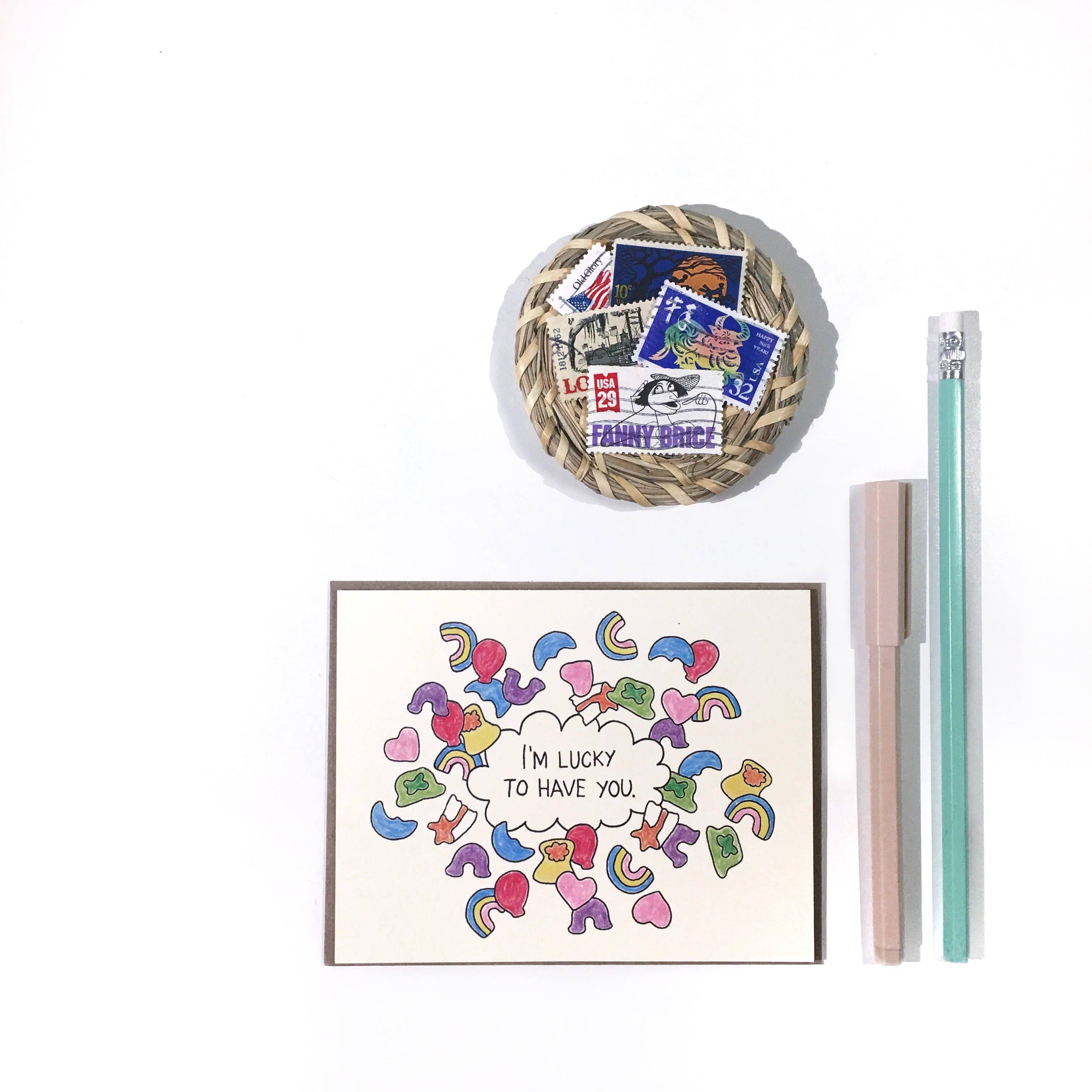 Chateau Blanche - Wholesale Love Card - Lucky To Have You Card2