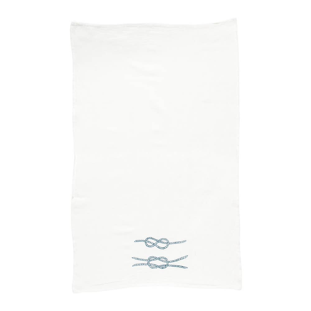 Cinder + Salt - Wholesale Tea Towel - Sailors Knots Tea Towel1