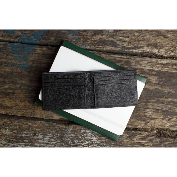 Kiko Leather - Wholesale Wallet - Men's - Black Classic Leather Wallet