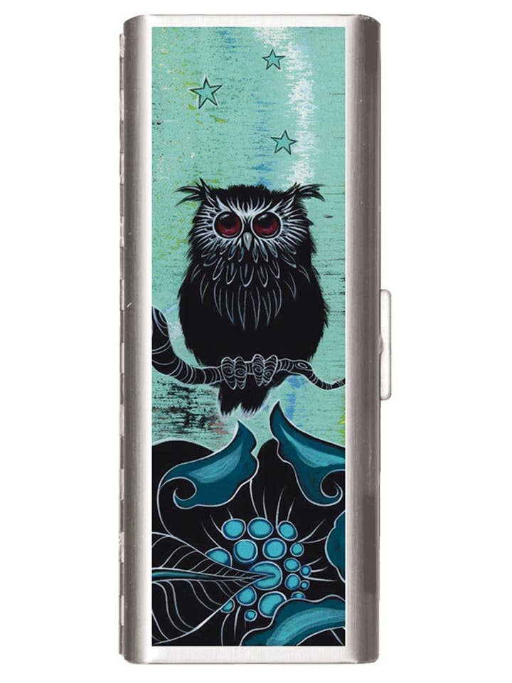Tampon Case - Owl on Branch for wholesale by Classic Hardware