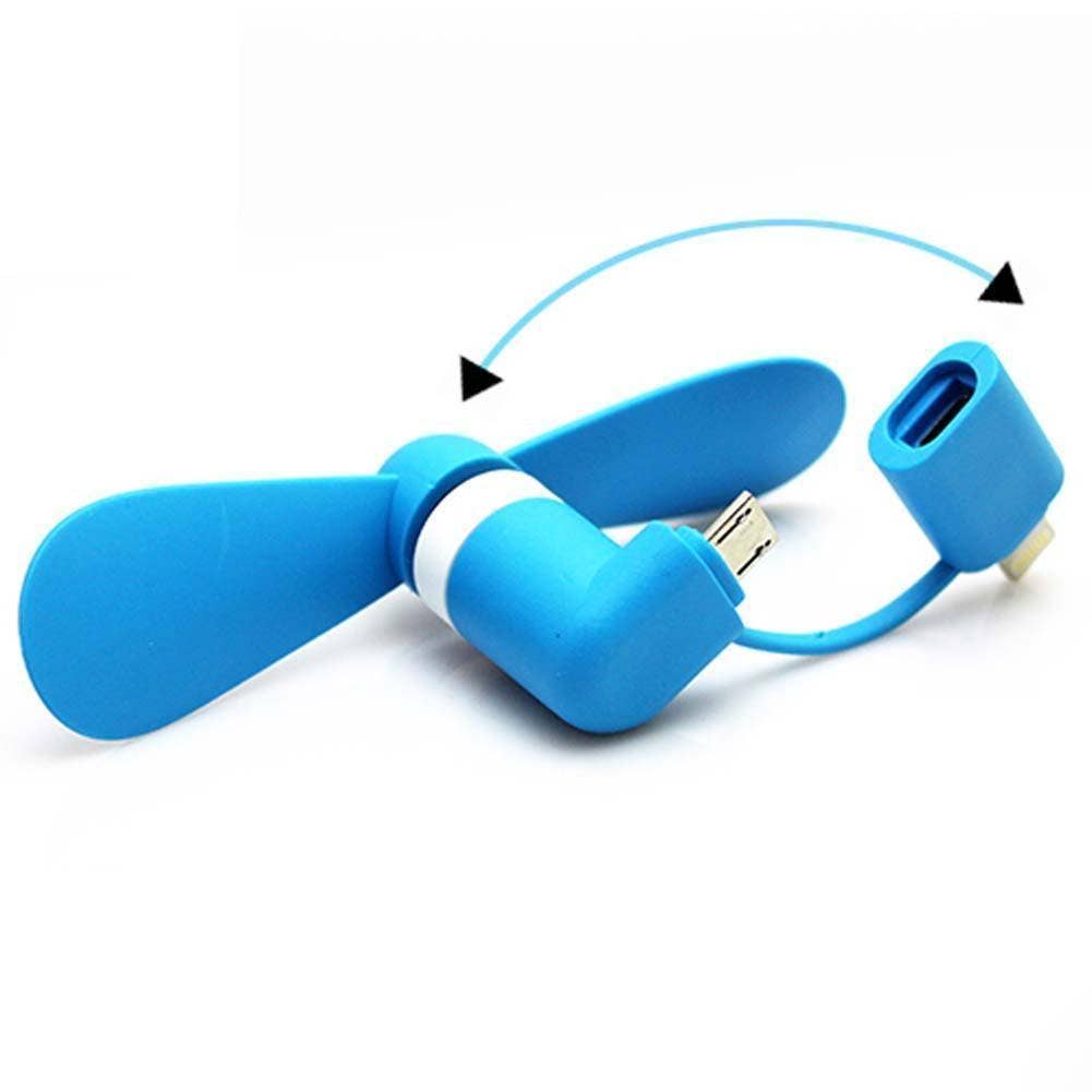 Mila Wholesale - Wholesale Handheld Electric Fan - Dual Adapter Smartphone Fan Bowl3