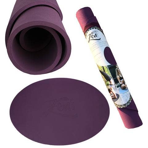Woombie - Wholesale Yoga Mat - OvalZenStands Meditation/ Yoga Mats & Social Distancing Cues9