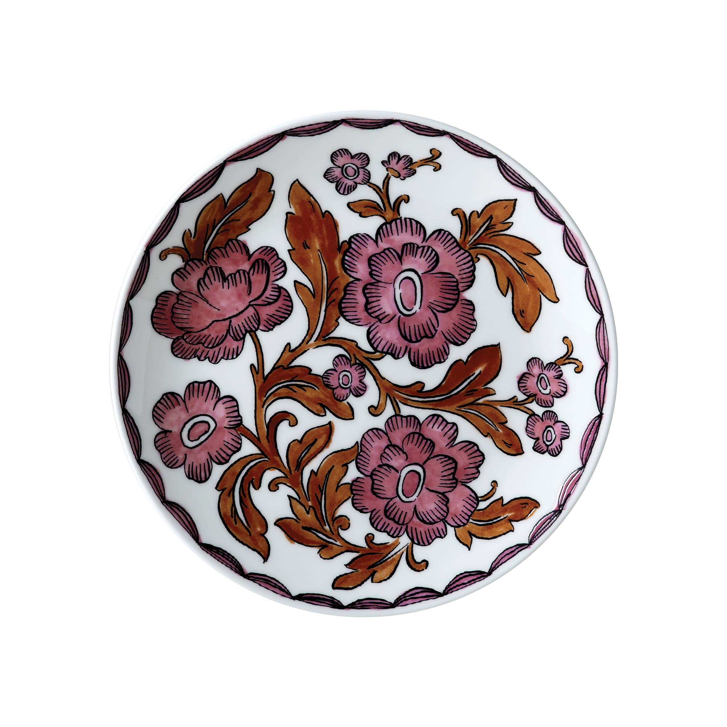 Twig NY - Wholesale Salad Plate - Heritage - Rosa Rugosa - 8" Salad Plate