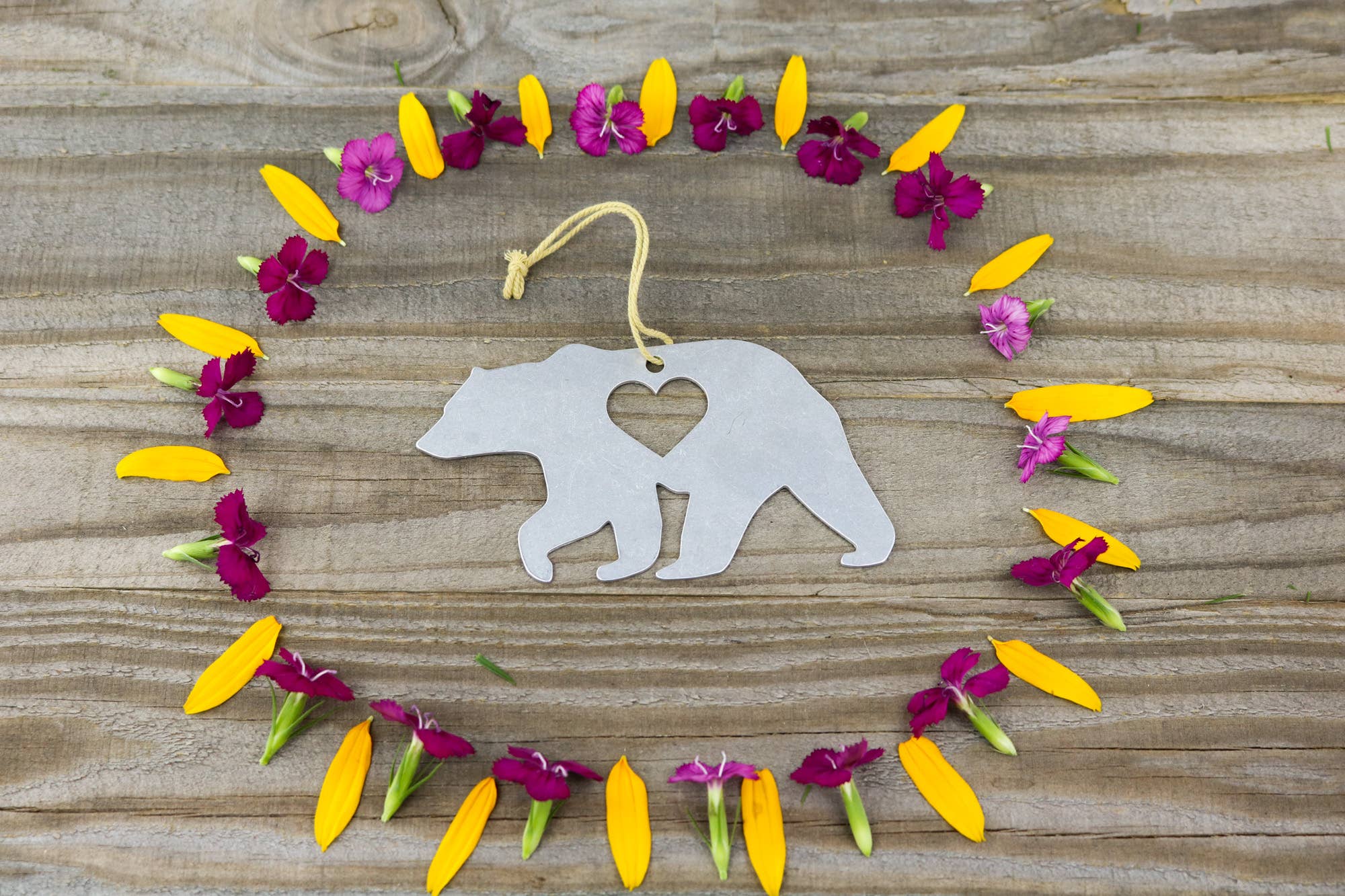 Iron Maid Art – Großhandel Verzierung – Bär Metall Weihnachtsgeschenk Weihnachtsverzierung Tier Wandern6