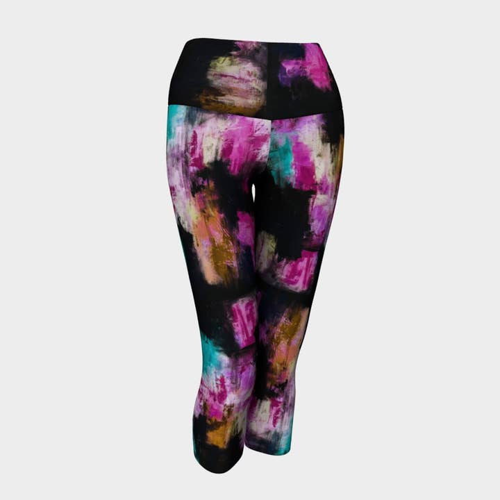 Capris Aqua e rosa por atacado de EmBellish Active