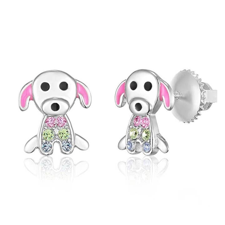 Boucle d'oreille à vis pour chien pour la vente par Chanteur