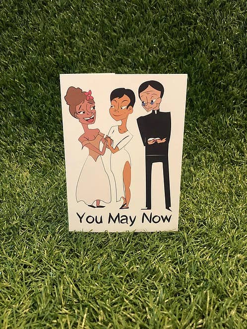 Wedding Kisses Card for wholesale by My Poet Is A Pervert