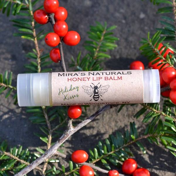 Mira's Naturals Holiday Kisses Lip Balm .15oz Tube for wholesale by Mira's Naturals