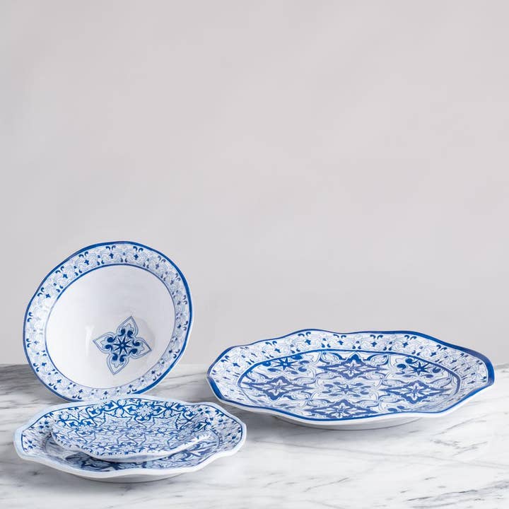 Q Squared - Wholesale Bowl - Talavera Azul 6.5" Cereal Bowl
