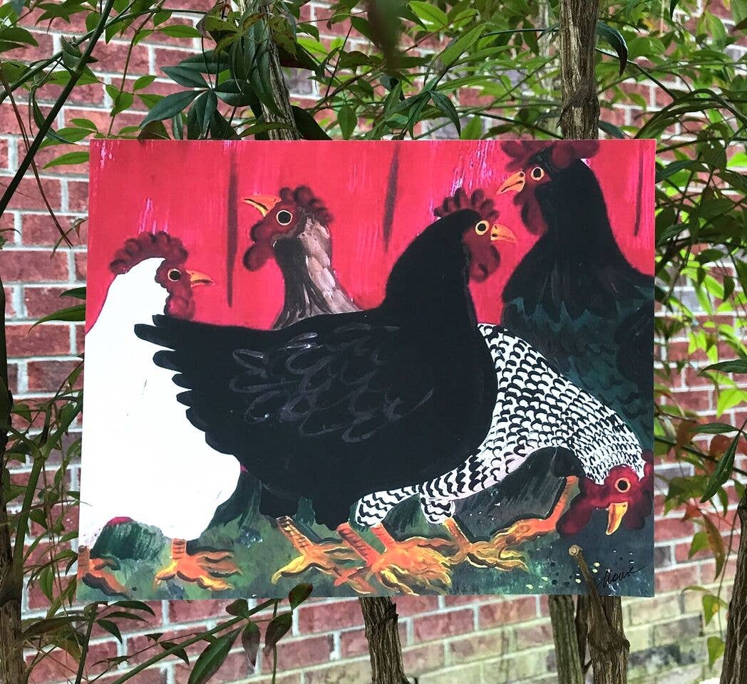 Mangoseed - Wholesale Art Print - Key West Chickens Art Print2