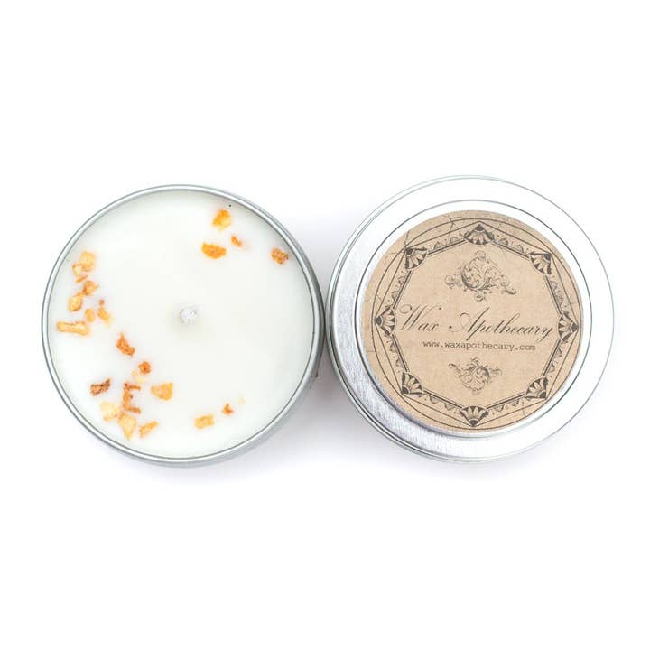 Wax Apothecary - Wholesale Travel Candles - Pink Lemon Botanical Travel Tin Candle 4oz3