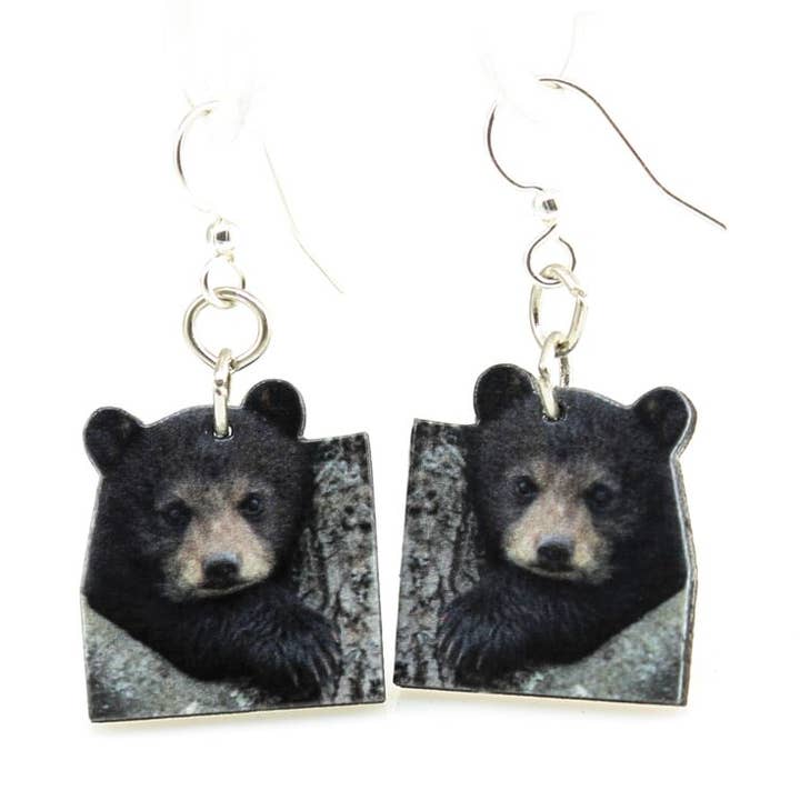 Bear Cub Earrings for wholesale by Green Tree Jewelry