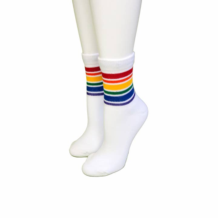 Pride Socks - Wholesale Socks - Unisex - Medium Low Cut Athletic- Fearless