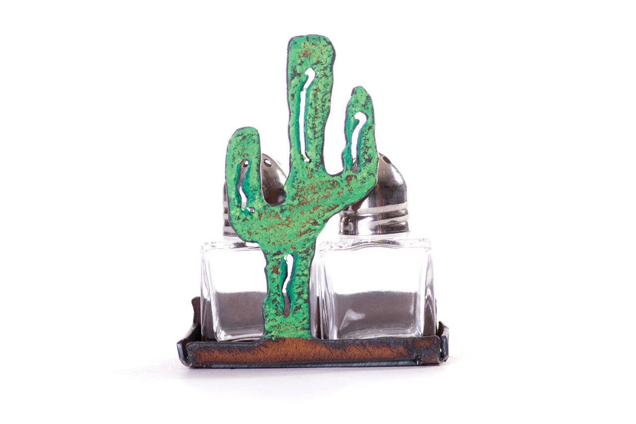 Whimsies - Wholesale Salt & Pepper Shaker Set - Cactus Salt Pepper holder kitchen organization southwestern1