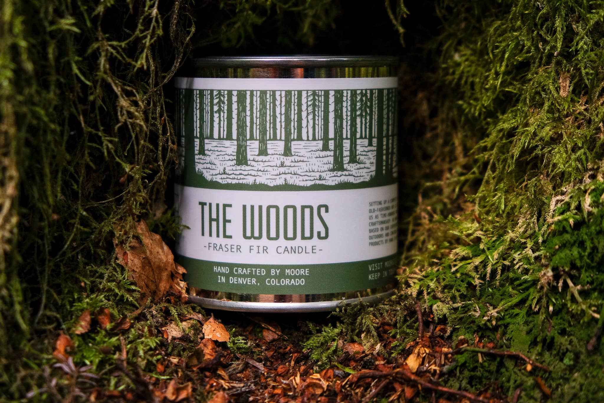 Moore Collection – Vela em jarro/copo por atacado – The Woods Candle-Pint2