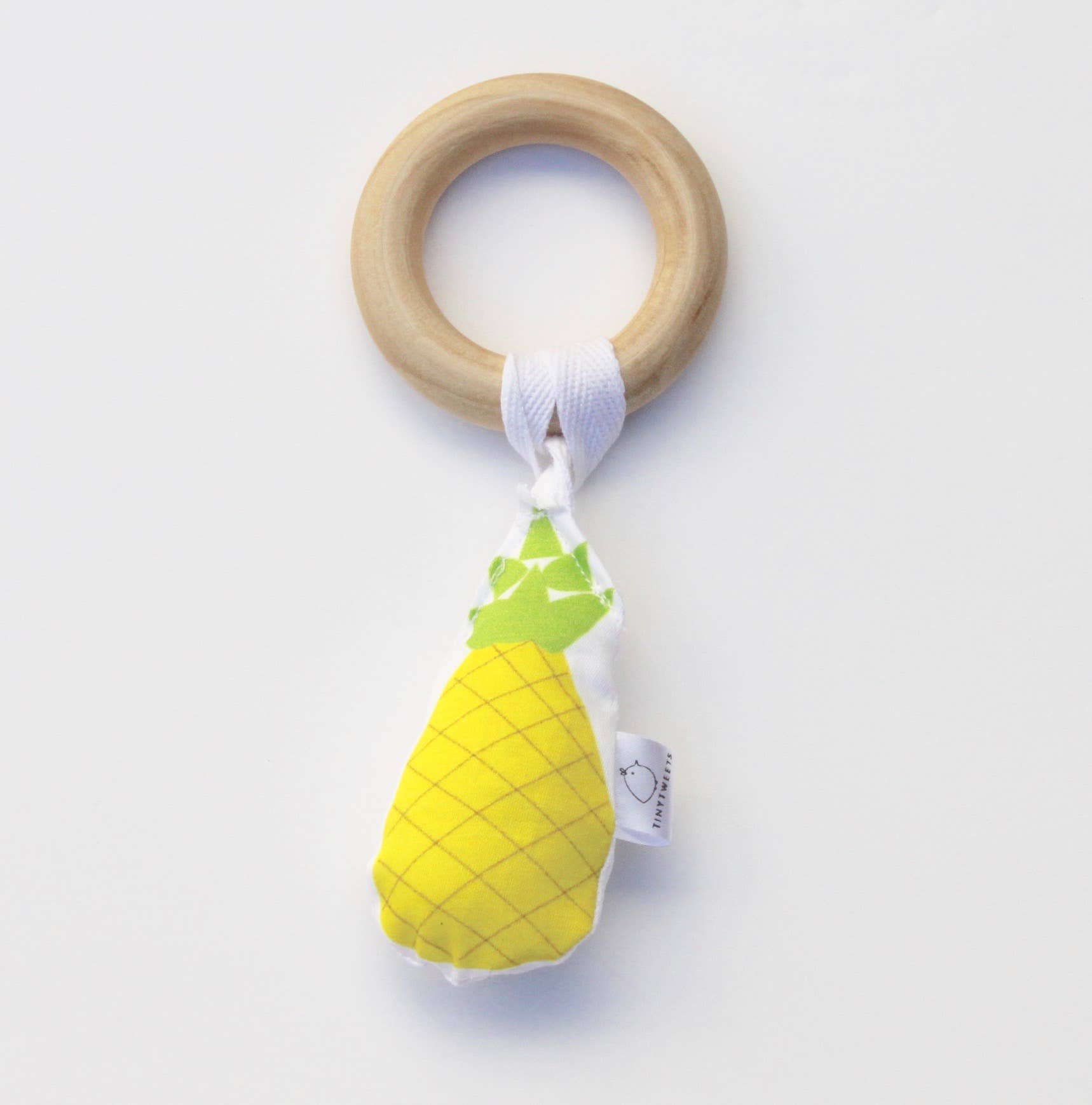 TinytweetsKids - Wholesale Teether (Not Clip-On) - Baby - Pineapple Teething Ring- Baby Teether- Teething Toy0